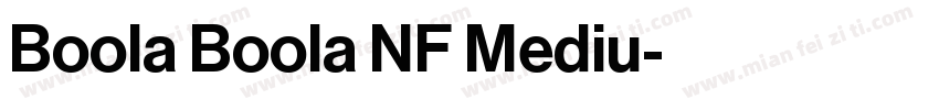 Boola Boola NF Mediu字体转换